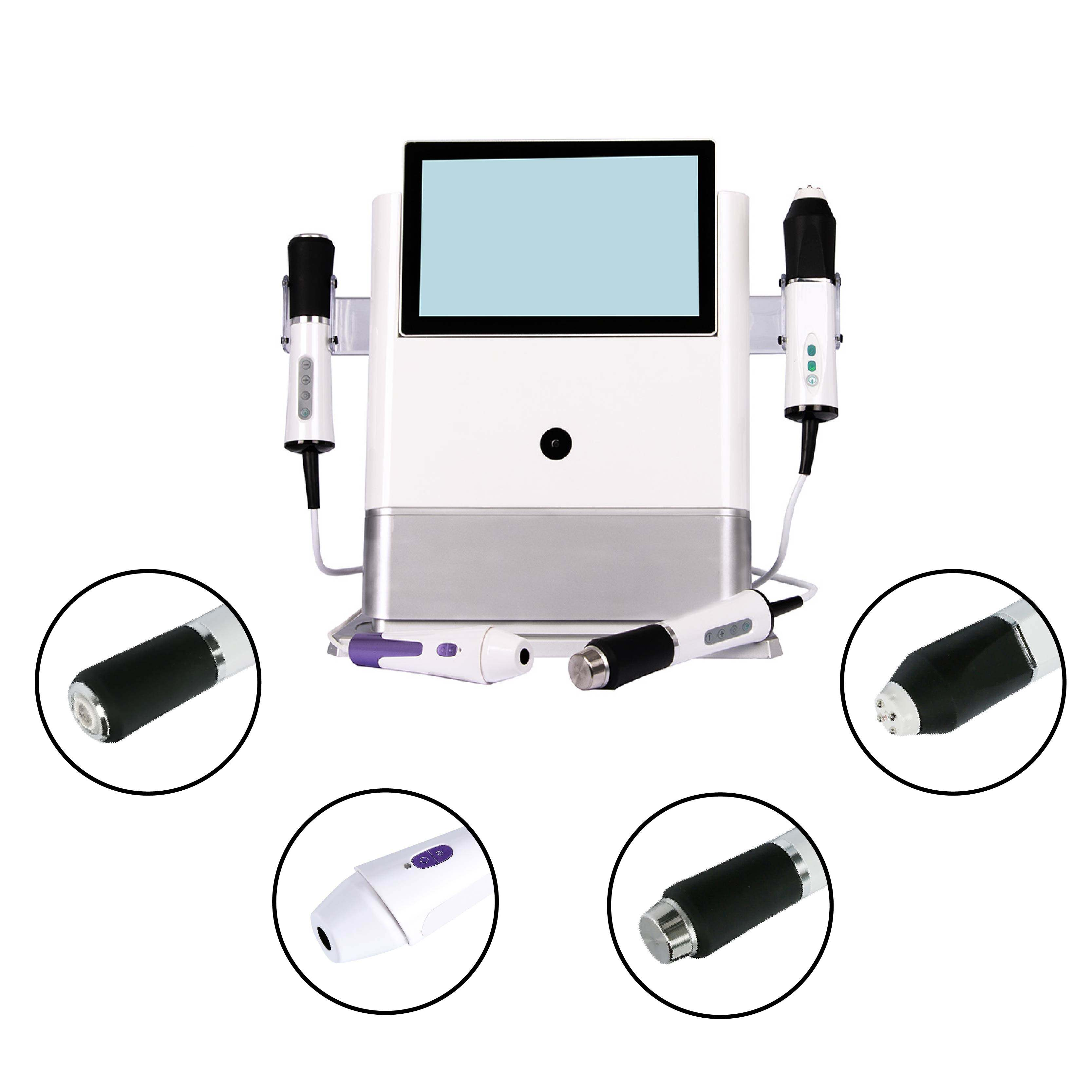 爆買い 英語 Portable 4-in-1 Skin Care Machine Co2 Bubble Oxygen Jet Peel 洗顔グッズ