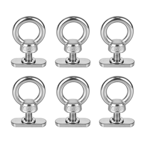 Stainless Steel Track Locking Lifting <strong>Ring</strong> T-Base Eye Screw Eye Screw with Plate for Slide Rails - Product Image 4