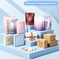 Caja de Papel Rígido con Relieve Moderno, Personalizada y Desechable, con Recubrimiento UV para Empaque de Té