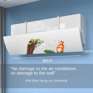 ตัวนำลมพลาสติกแข็งติดผนังแบบสากลสำหรับเครื่องปรับอากาศป้องกันโดยตรง - Product Image 4