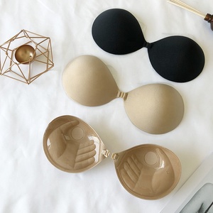Reggiseno Invisibile <span class=keywords><strong>Senza</strong></span> Cuciture da Donna, <span class=keywords><strong>Senza</strong></span> <span class=keywords><strong>Spalline</strong></span> e <span class=keywords><strong>Senza</strong></span> Schienale, con Logo sul Coppe, Stile Quotidiano, Push-up - Product Image 3