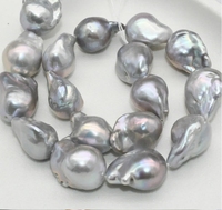 Offrez une vidéo réelle avant l'achat : Perles baroques d'eau douce naturelles de haute qualité, en vrac, pour la fabrication de bijoux de luxe.