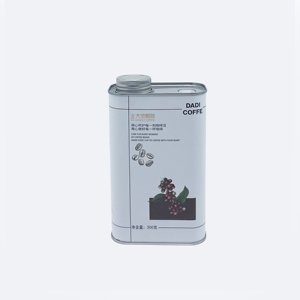 Venta de Fábrica: Lata Cuadrada de Hojalata de 300g para Granos de Café con Válvula de Desgasificación, Logotipo Personalizado, Envase para Dulces y Chocolate - Product Image 1