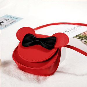 Sac pour enfants enfants Promotion cadeau <span class=keywords><strong>portefeuille</strong></span> personnalisé 3D dessin animé mignon <span class=keywords><strong>Mickey</strong></span> tête croix corps porte-monnaie - Product Image 4