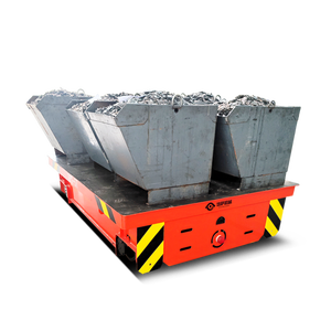 עגלת העברה חשמלית המותקנת על מסילה 5-30 טון לטיפול בפסולת והובלת חומרים, עגלה מונעת על מסילה - Product Image 1