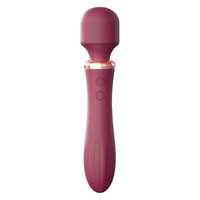 Gelance 10-Frequenz Kabelloser USB AV Magic Körpermassage-Vibrator für Frauen mit Latex Heißes Sex-Spielzeug Dildo