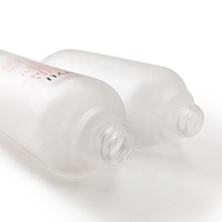 Verre recyclable 40ML 100ML 120ML bouteille de Lotion au lait pour le corps en gros bouteille de pompe de mousse de nettoyage de visage de glaçage clair