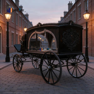 Nouvelle voiture funéraire, chariot funéraire personnalisé, chariot funéraire à <span class=keywords><strong>chevaux</strong></span>, calèche funéraire à <span class=keywords><strong>chevaux</strong></span>, chariot d'église pour funérailles - Product Image 5