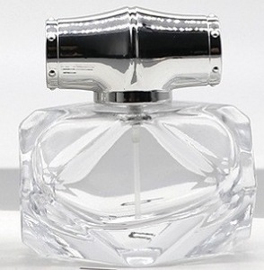 En stock, botella de perfume de vidrio con forma de rombo de 80ml, botella recargable, botella con tarjeta pulverizadora de alta calidad, botella vacía portátil para loción - Product Image 4