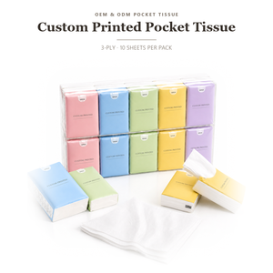 กระดาษทิชชูพกพาแบบพิมพ์ลายเอง 3 ชั้น เนื้อนุ่ม ขนาดพกพา - Product Image 2