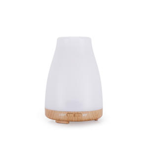 Wood Grain Aroma Diffuser 120Ml Ultrasonic <b>Humidifier</b> With Led Light For Home And Office Use - Product Image 3