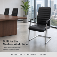 Vente directe usine : Chaise de bureau moderne pour salle d'attente commerciale, salle de conférence et visiteurs