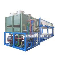 SINDEICE 15 tonnes industriel automatique bloc Machine à glace 220V refroidissement par eau prix usine avec pompe moteur PLC roulement