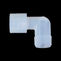 Raccord coudé PFA 90 de haute pureté, résistant aux produits chimiques, connecteur de tube de laboratoire, préparation d'échantillons pour digestion par micro-ondes (NPT OEM)