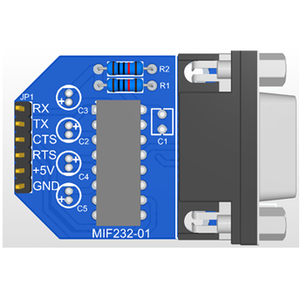 Module convertisseur série MAX232 RS232 vers TTL, transmetteur-récepteur UART 5V vers RS-232, carte de connexion DB9 MIF232-01 pour Arduino PLC - Product Image 5