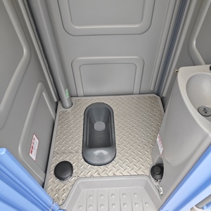 Toilettes chimiques portables pour chantier avec réservoir de récupération des déchets, contrôle des odeurs et serrure de sécurité - Product Image 5