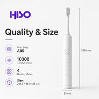 Brosse à dents électrique sonique pour soins bucco-dentaires, étanche IPX7, 4 modes, rechargeable, batterie 30 jours