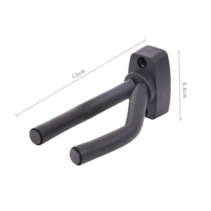 Juegos de soportes de guitarra montados en la pared simples de bajo precio, superventas, aspecto de esponja negra, soporte de enganche de pared para guitarra - Product Image 3