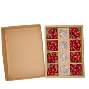 Reasonable Price Kraft Cookie Packaging Disposable Take Out Fast Food Paper Container Box