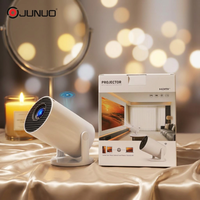 Projecteur Mini Junuo Hy300 Pro+ 4K à Résolution Maximale, Courte Portée, Cinéma Maison Portable, Android 14, Wi-Fi - Meilleures Ventes