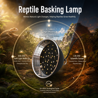Lampe solaire LED à spectre complet pour reptiles UVA UVB 5.0, lampe chauffante pour tortues, ampoule de supplément de calcium pour tortues, OEM