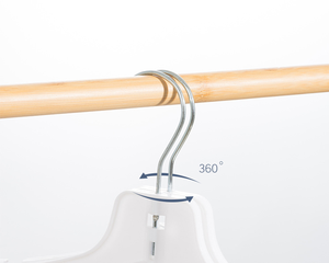 Chất Lượng Cao Tùy Chỉnh Logo Màu Nhựa Móc Áo Sang Trọng Coat Suit Jacket Hanger Quần Áo Hiển Thị Hanger Nhà Sản Xuất Với Móc Kim Loại - Product Image 6