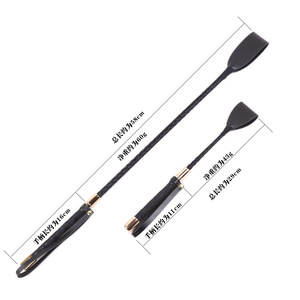 HM PU/Echtes Leder Exotic Flogger Mehrere Länge BDSM Fetisch Reiten Peitsche Hintern Bestrafung Neuheit Prügel paddel für Liebes spiel - Product Image 4