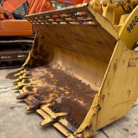 Gebrauchter CAT 980G Radlader mit Starkem Originalmotor und Großer Schaufelkonfiguration, Geeignet für Steinbruch-Beladung
