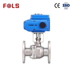 Válvula de Bola con Brida Tipo On/Off DN50 AC220V/DC24V para Agua, Personalizable OEM, Acero Inoxidable 304 - Product Image 1