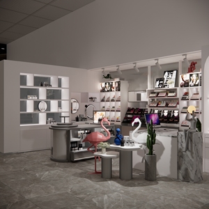 Vitrina de cosméticos de moda de gama alta, estantes de exhibición de madera, letrero personalizado, soporte cosmético para decoración de muebles de tienda - Product Image 5