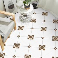 Décoration écologique pour la maison, carreaux de sol autocollants 3D en forme de carreaux de métro verts, autocollants adhésifs pour crédence de cuisine