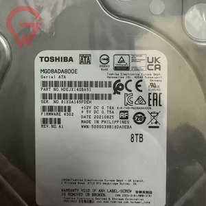 4XB7A69893 Tos 7.2K 8TB 3.5 นิ้ว 6Gbps Hot-Swap 512e SATA ฮาร์ดดิสก์ภายใน MG08ADA8000E-WR Thinksystem ศูนย์ข้อมูลขนาดใหญ่ - Product Image 1