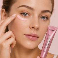 Krim Pelembap Mata OEM/ODM Skincare Pink PDRN Peptide Hyaluronic Acid, Menutrisi dan Menghidrasi Kulit Wajah, 30ml, Semua Jenis Kulit