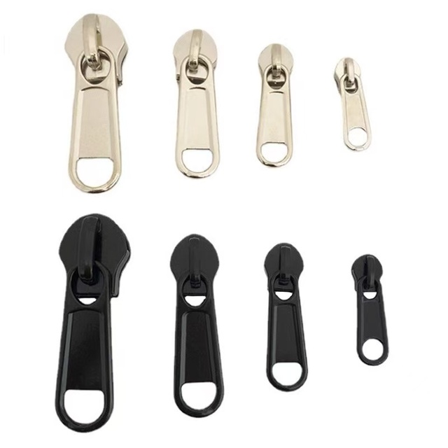 Multi-Purpose Zinc Alloy Zipper Puller Custom Logo & Color 3#4#5#7#8#10# Non-lock Slider Wholesale