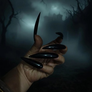 Halloween 10PCS PP Material Pointed Shape Vampire Witch Nail Haunted House Film Props <span class=keywords><strong>Zombie</strong></span> Masquerade Party Decorations - Product Image 3