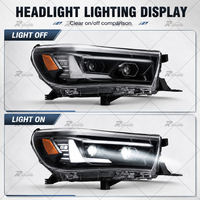 Neue Hochwertige Travo Design GR 12V LED DRL Scheinwerfer für Hilux Revo 2021-2025 Plug-and-Play Auto-Zubehör