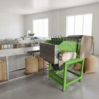 Équipement automatique de décorticage de noix de cajou, machine commerciale de traitement des drupes brutes