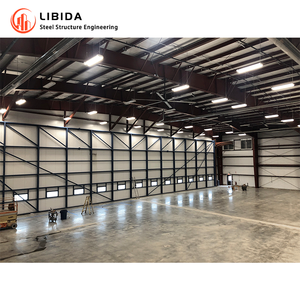 उच्च गुणवत्ता वाली कस्टम स्टील संरचना गोदाम प्रीफैब स्टील फ्रेम निर्माण पूर्वनिर्मित हैंगर भवन - Product Image 4
