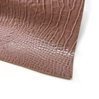 Cuir PU anti-rides à motif croco effet miroir pour la fabrication de sacs à main et de bagages pour femmes