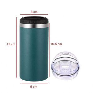16oz <b>Mug</b> Sublimation Handle Cup Stainless Steel Vacuum Insulated Cup Office Transparent Lid Coffee Cup - Product Image 5