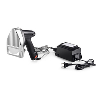 Couteau électrique réglable pour shawarma, doner kebab et gyros, 120 mm, 90 W, portatif
