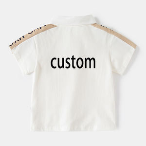 เสื้อโปโลเด็กผู้ชายแขนสั้นสไตล์ใหม่ประจำฤดูร้อนปี 2026 สำหรับเด็กเล็กและเด็กโต - Product Image 4