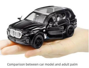 1/36 Scale 4 Colors Alloy SUV Pull-Back 3-Opening-Doors Diecast Model <strong>Toy</strong> for Kids Gift - Product Image 3