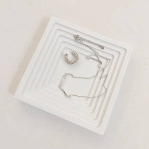 Vassoio per Conservazione Embrioni SYL con Motivo Ondulato, Accessori per Foto, Sfondo per Fotografia di Piccoli Oggetti, Ornamenti Decorativi in Resina - Product Image 3