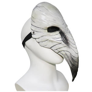 Halloween Party Cosplay Latex Masque Peste Médecin Masque Props Bec D'oiseau Médiéval Noir <span class=keywords><strong>Mort</strong></span> Horreur Costume Prop - Product Image 3