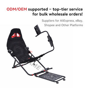 Ghế chơi game mô phỏng lái xe điều chỉnh được GY018-2, buồng lái mô phỏng đua xe, cần số, có thể gấp gọn dành cho G29 - Product Image 3