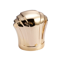 Tapa de Metal Simple para Perfume, tapa redonda para Perfume, cilindro, tapa dorada, personalizada