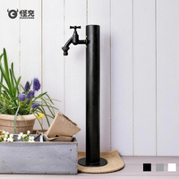 Robinet vertical en acier inoxydable antigel pour jardin, fontaine d'extérieur en cuivre pour arrosage de cour