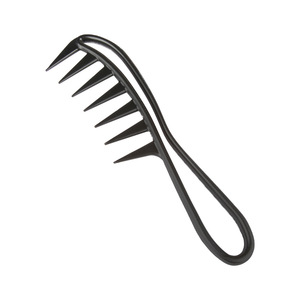Grand peigne à dents larges en plastique antistatique pour démêler les extensions de cheveux, lissage, usage domestique - Product Image 4