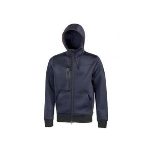 เสื้อฮู้ดใส่ทำงานซิป8033546425831ยีนส์สีน้ำเงินเข้ม PE119DB-4XL U-POWER - Product Image 1